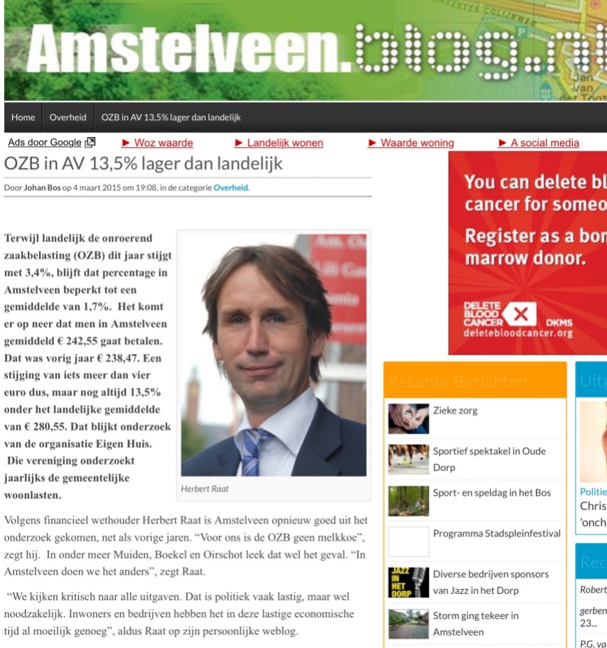 2015-4-3-Amstelveenblog.nl; Herbert Raat over OZB Amstelveen