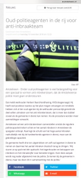 2018-19-11 AmstelveenZ: Herbert Raat veel reacties van oud-politieagente