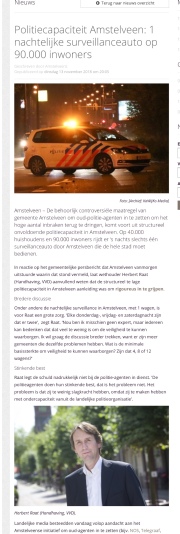 2018-13-11 AmstelveenZ over aanpak inbraken